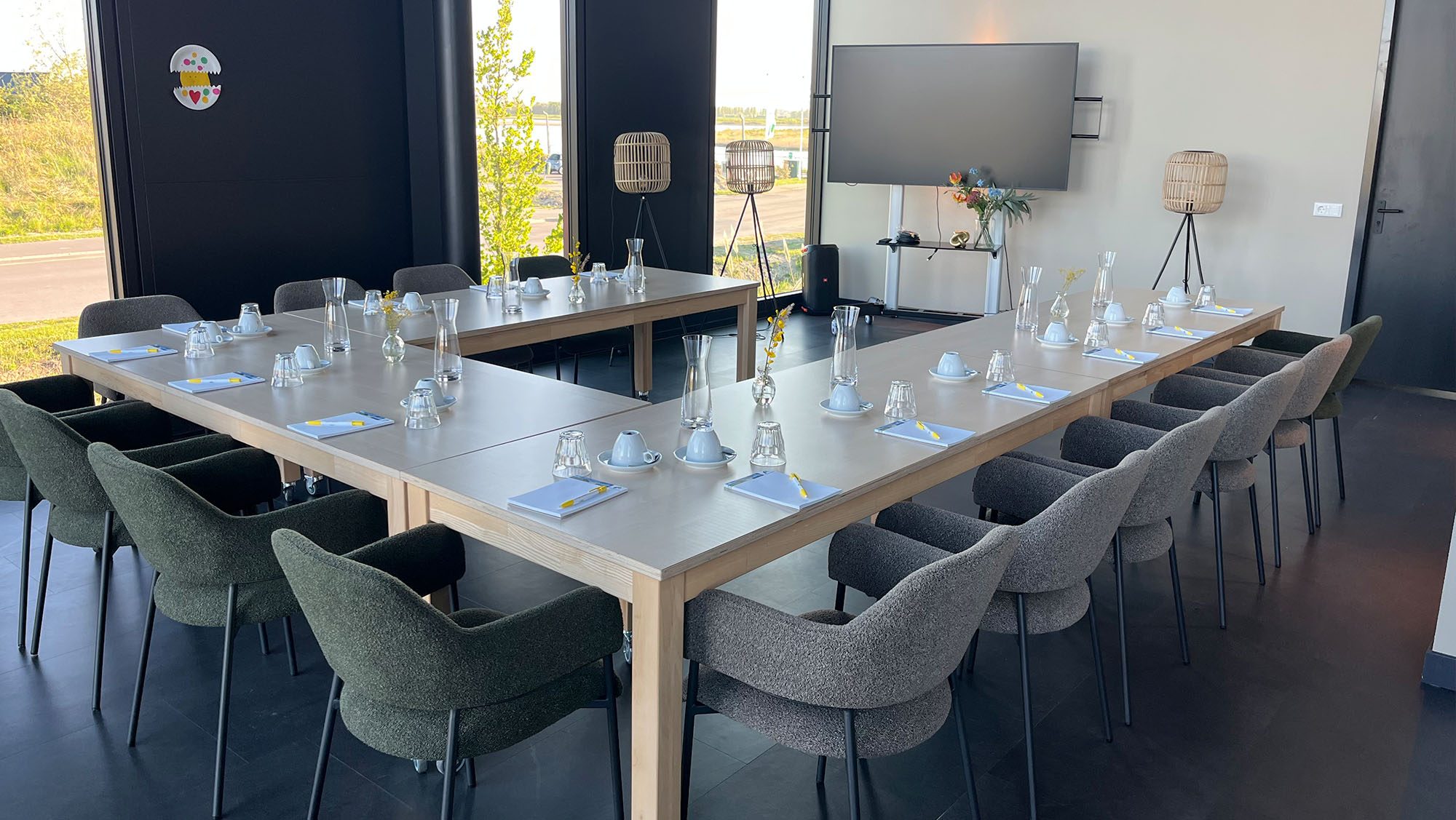 Vergaderen bij Brasserie Waterdunen, Breskens